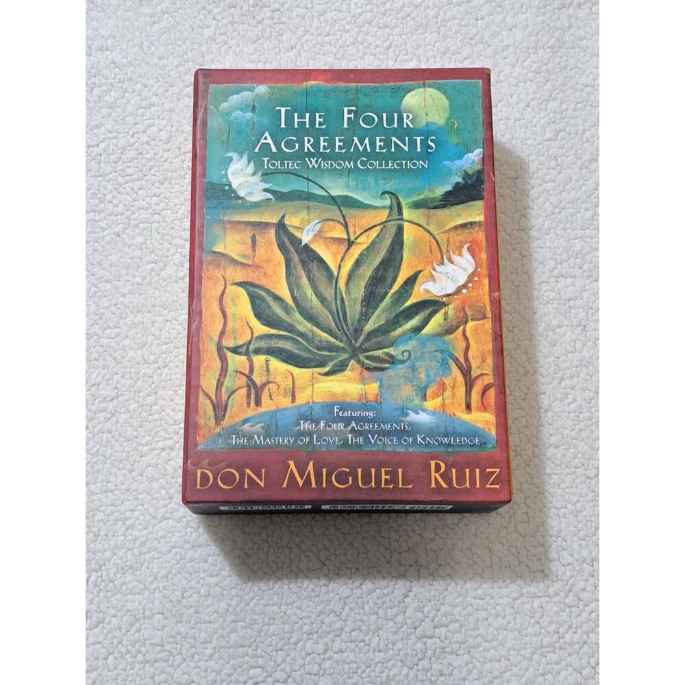 The Four Agreements Toltec Wisdom Collection Boxed Set Don Miguel Ruiz 3 Books